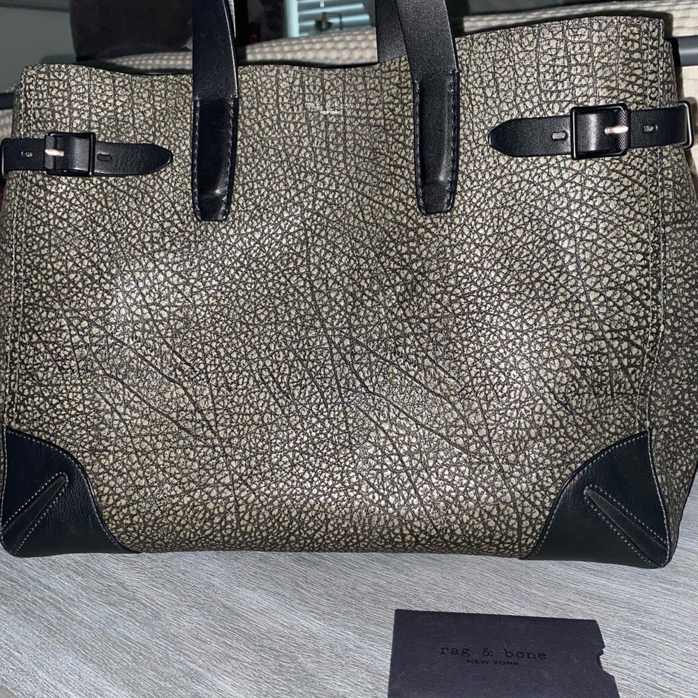 Rag & Bone Herringbone Large Tote Bag